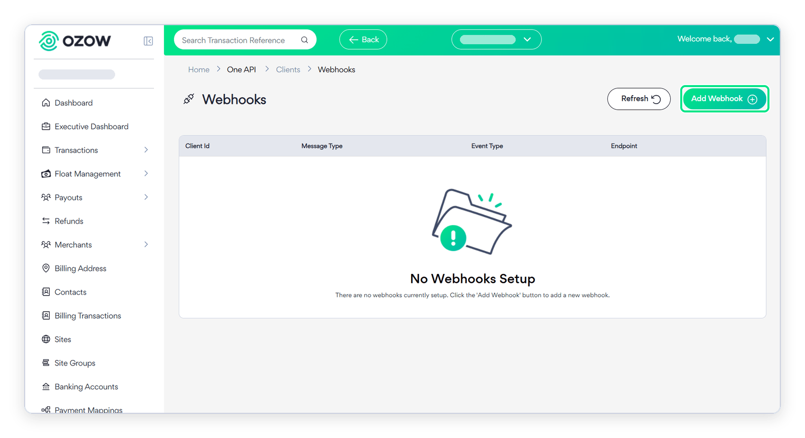 Add Webhook
