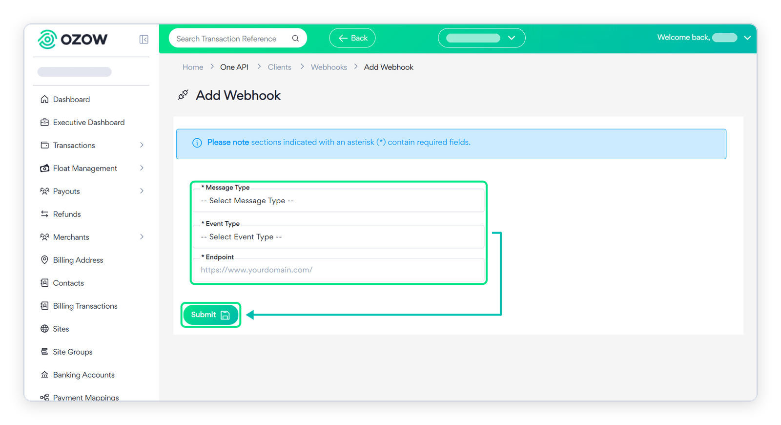Webhook Details